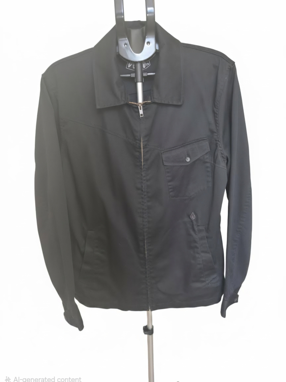 Volcom Men's Black Lightweight Shirt Jacket
